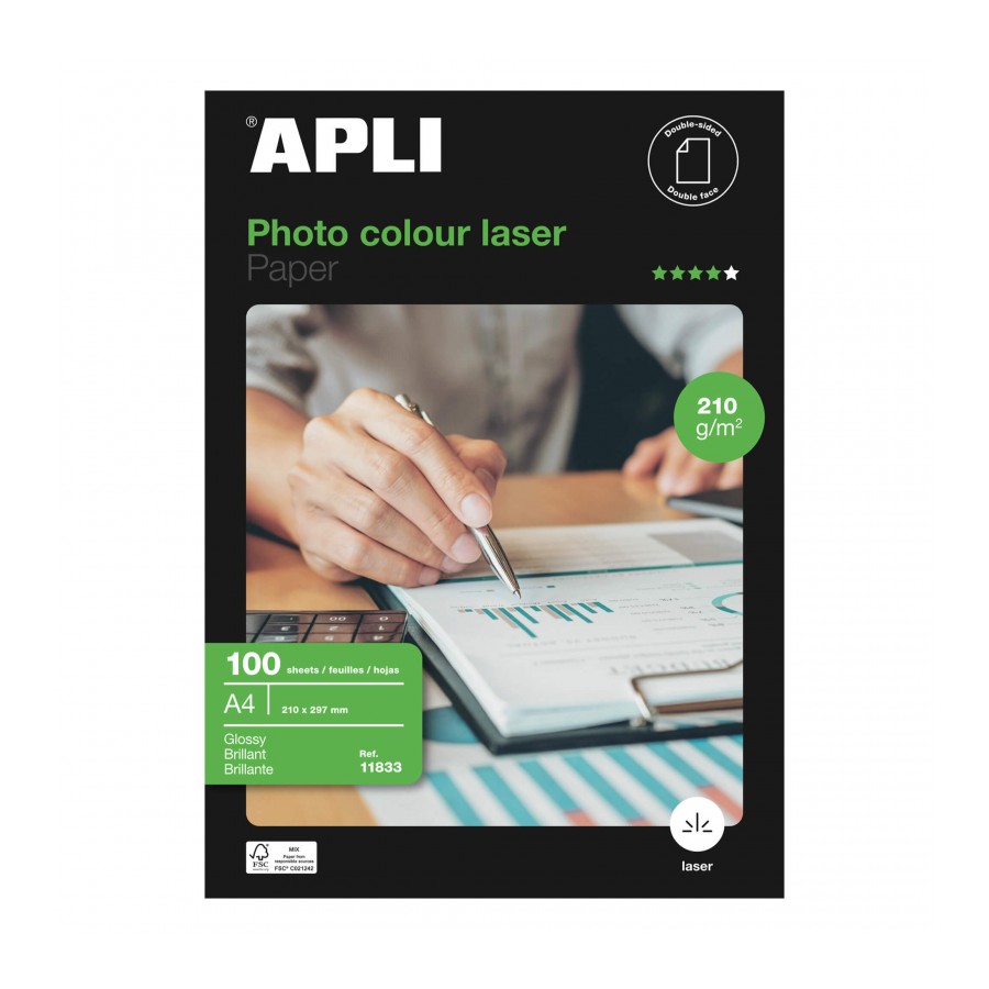 11833 apli laser fotopapier