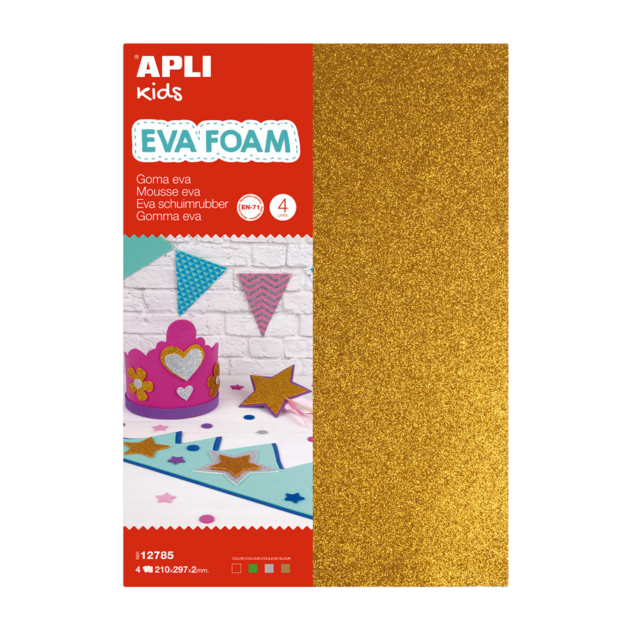 10 Feuilles De Papier Cartonné En Mousse EVA Pailletée 10 - Temu