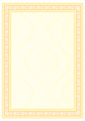 Certificaat Golf Geel Oker