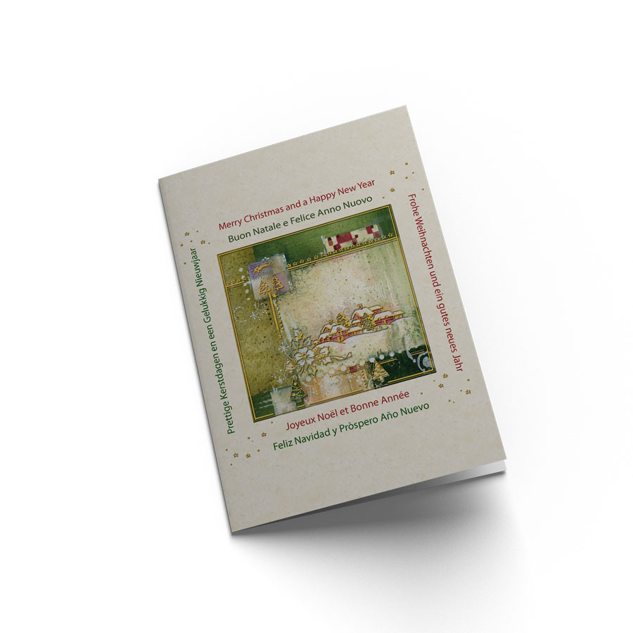 Carte de Noël 'Christmas Swing', A6 (A5) sur