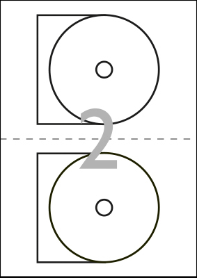 decadry dvdlabels glossy a4 inleghulpstuk olw4797