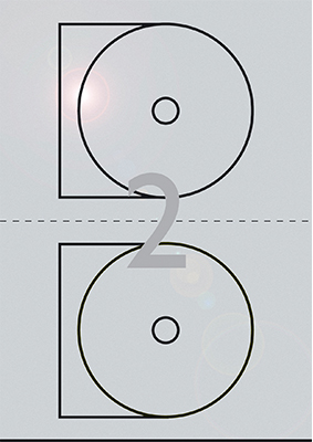 decadry dvdlabels zilver a4 inleghulpstuk olw4798