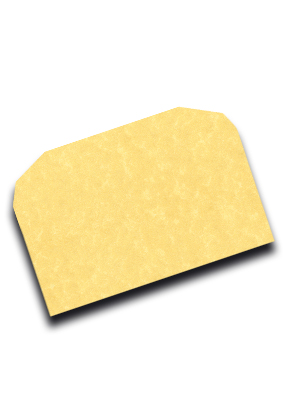decadry envelop perkament goud pvm1627