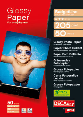 decadry fotopapier budgetline glossy 205gram dci1948