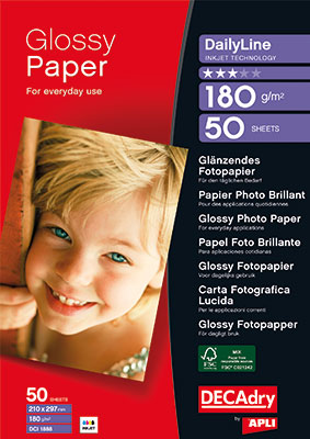 decadry fotopapier dailyline glossy 180gram dci1888