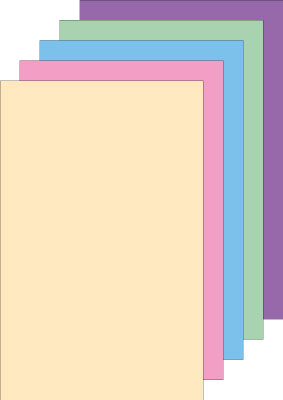 decadry gekleurd papier pastel kleuren 15285 15278