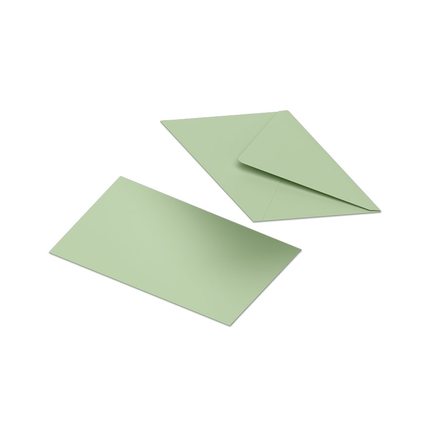 Enveloppes colorées - Vert (Pomme)~125 x 176 mm (B6)