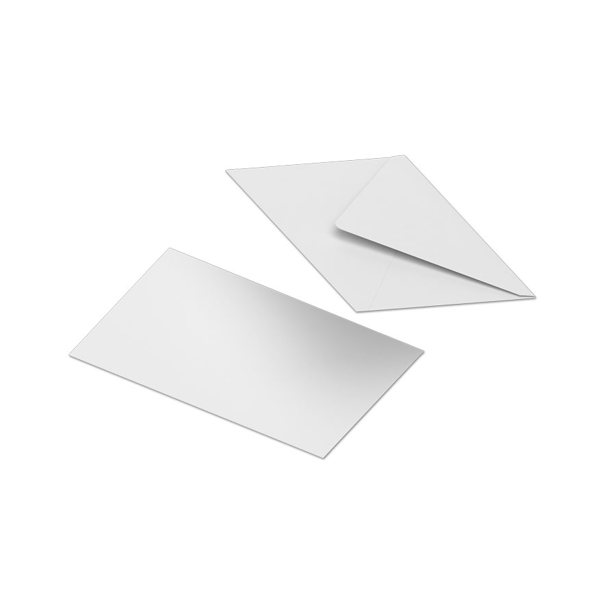 Enveloppes déchirées à la main au format DIN C6 (114 x 162 mm)