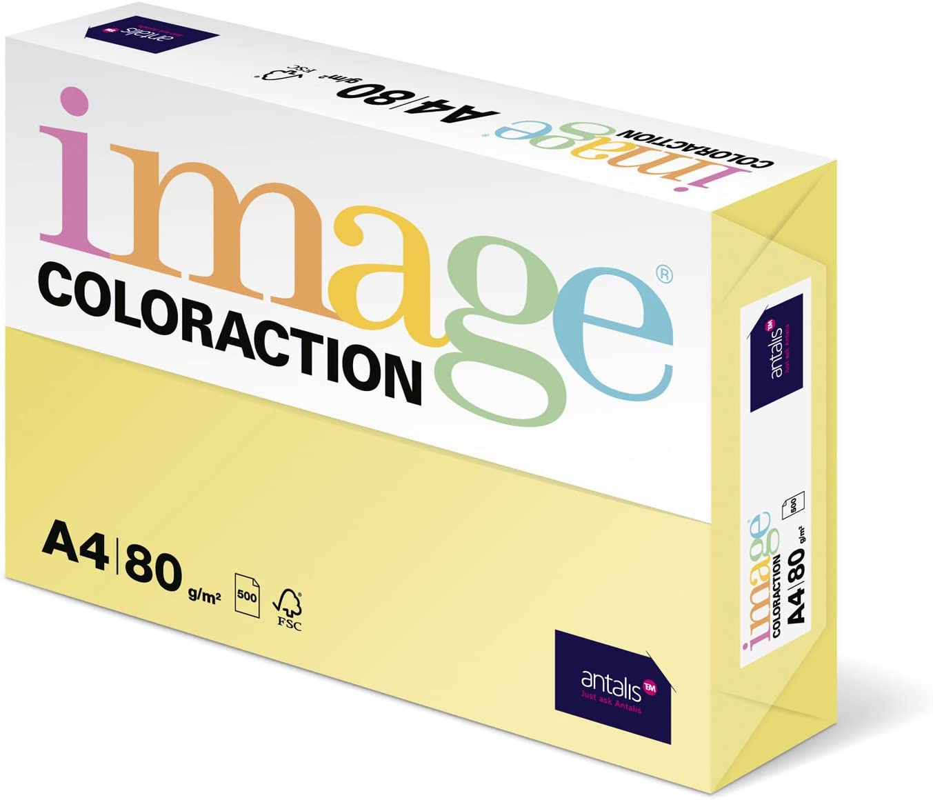 Image Coloraction Image Coloraction Papier - Pastel Geel